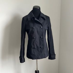 Brooks Brothers Black Women’s Short Trench Coat
